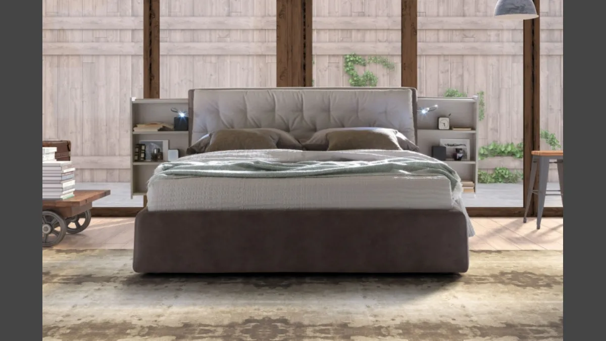 Letto con box contenitore Donovan di Le Comfort