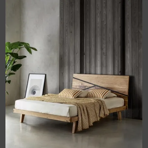 Letto Madeira in rovere nodato di Le Fablier