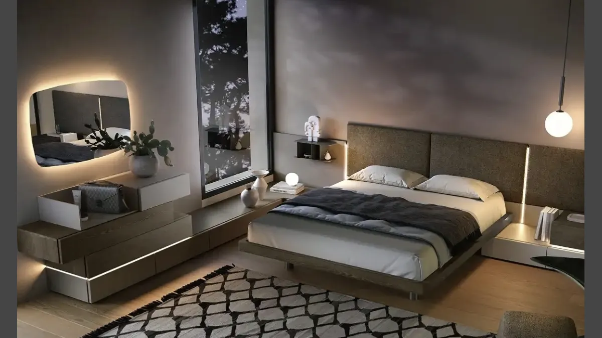 Letto di design Puzzle M17 di Moretti Compact Giorno Notte