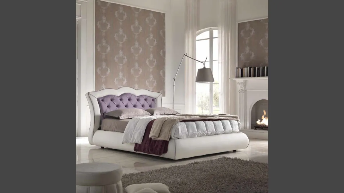 Letto Rigoletto Swarovski di Susan imbottiti